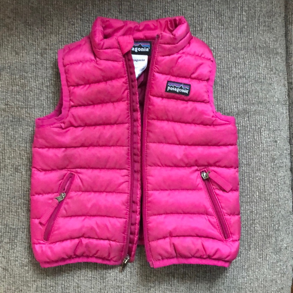 18m Patagonia vest PINK
